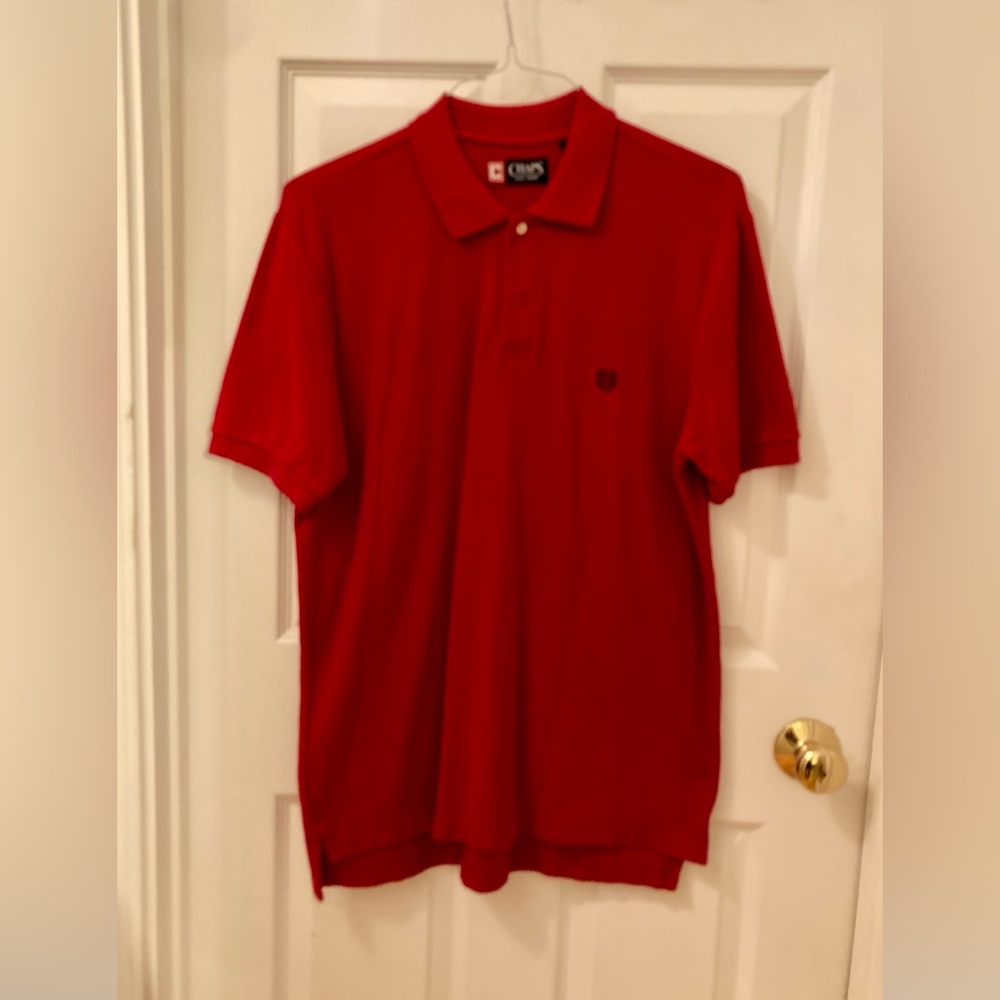 Chaps polo shirt in red Men size M